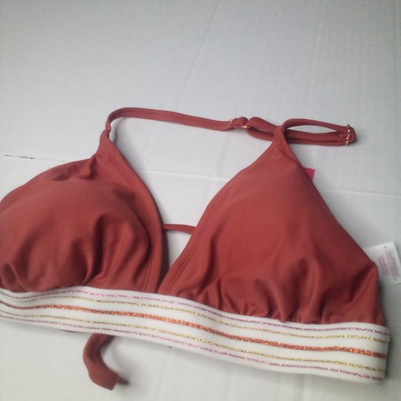 Xhilaration Swim Bikini Top D/DD Brown - Picture 11 of 11